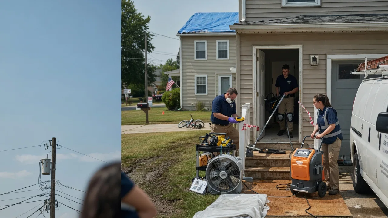Water Damage Repair in Palestine, OH near me